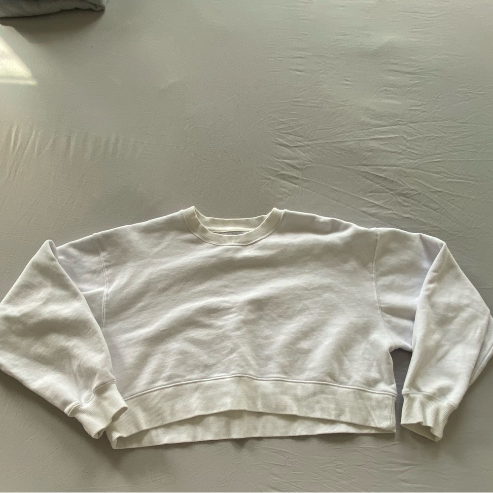 Cotton On Classic White Pullover Crop